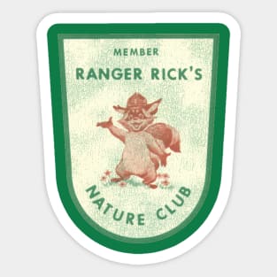 Ranger Rick's Nature Club Member Sticker